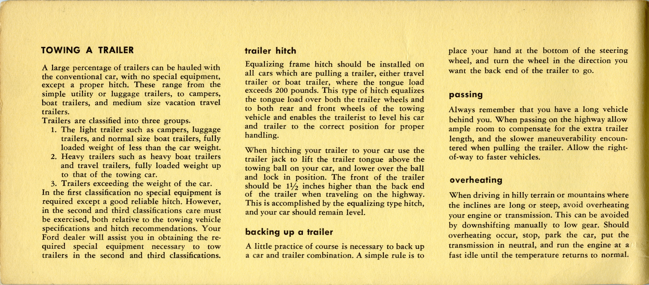 1964 Ford Falcon Owners Manual Page 54